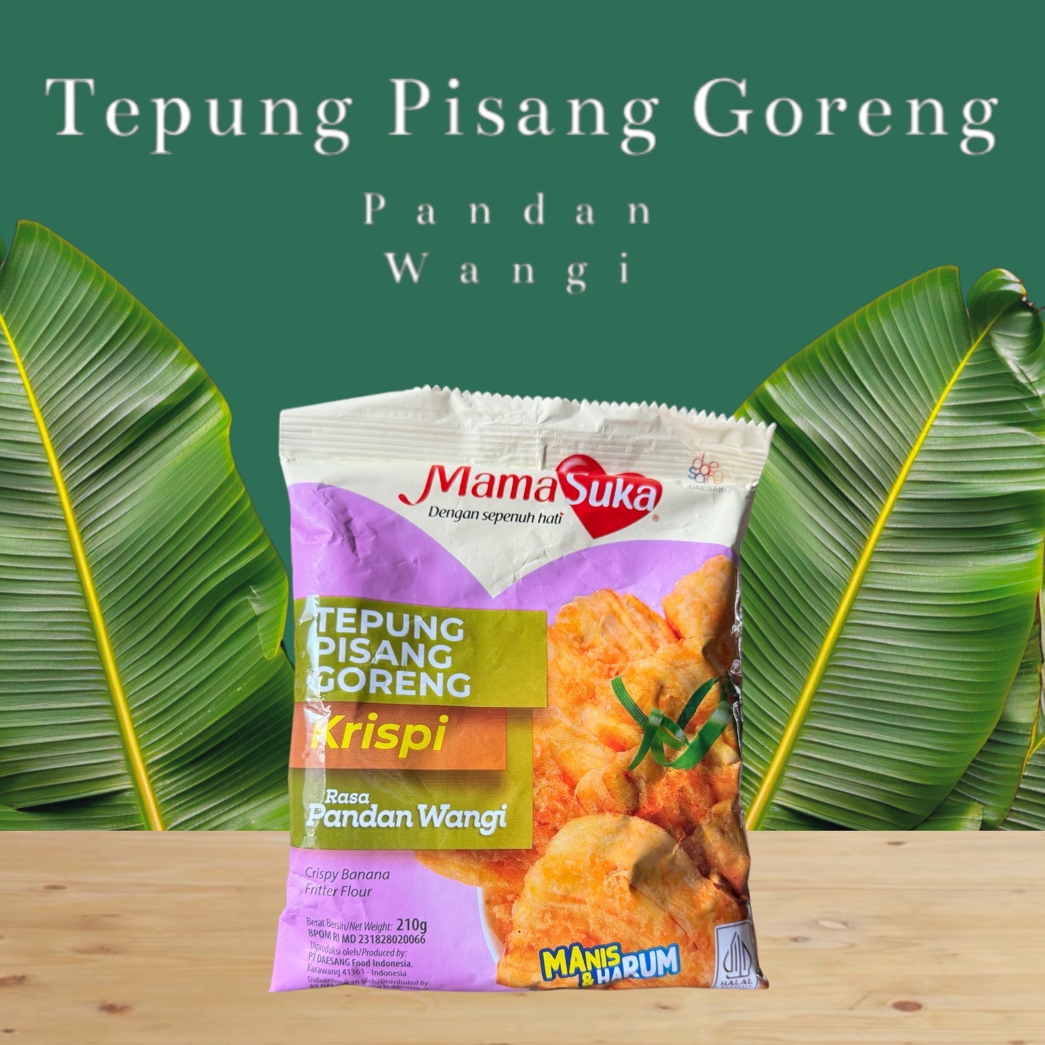Mamasuka Tepung Pisang Goreng Rasa Pandan - Java Markt