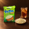 Tic Tac Snacks Rasa Rumput Laut 90g – Packung mit Snack und Eistee