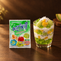 Nutrijell Jelly Powder Rasa Melon 15g – Packung mit Schichtdessert