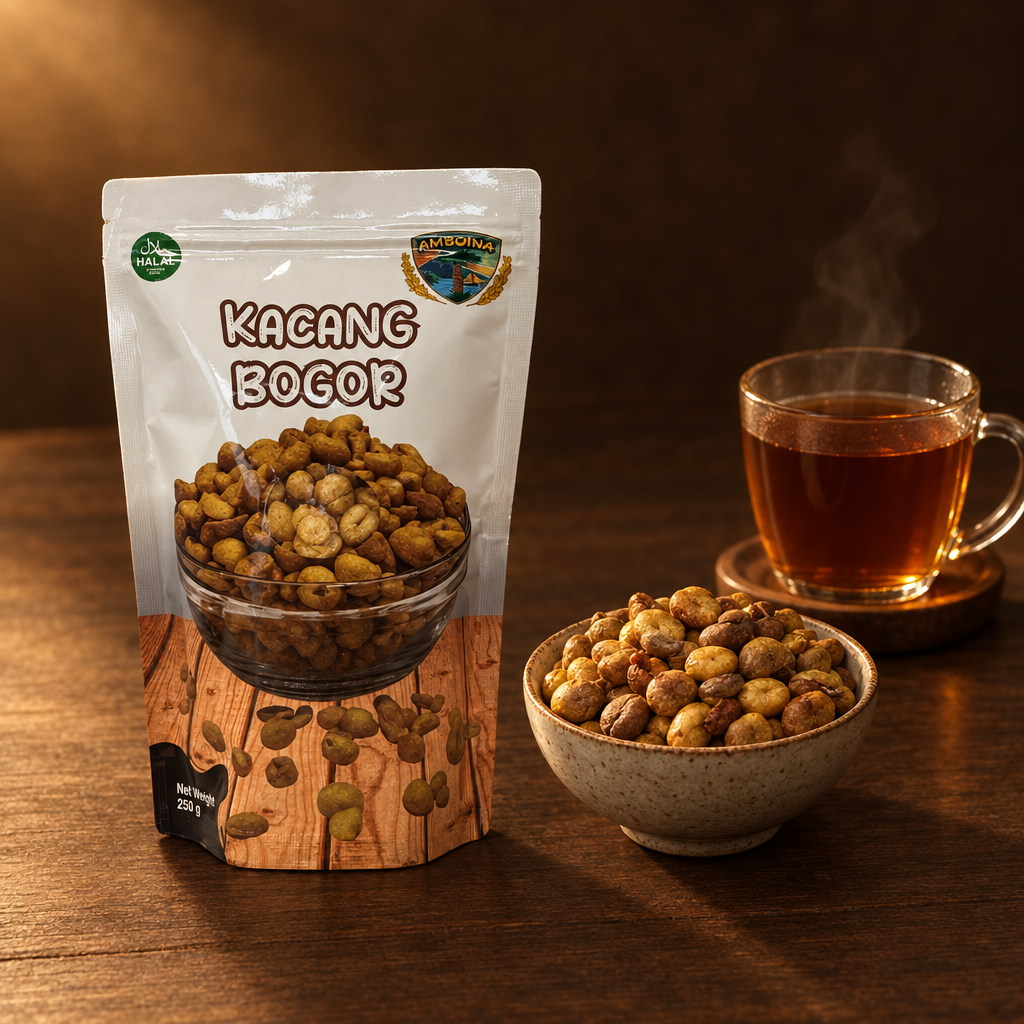 Kacang Bogor – Packung mit Nüssen und Tee