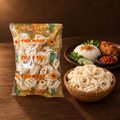 Tiga Rasa Kerupuk Keong Bawang 200 g – Packung mit Krupuk und Reisgericht