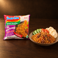 Indomie Mi Goreng Rasa Rendang 5 x 85 g – Packung mit Nudeln, Salat und Krupuk